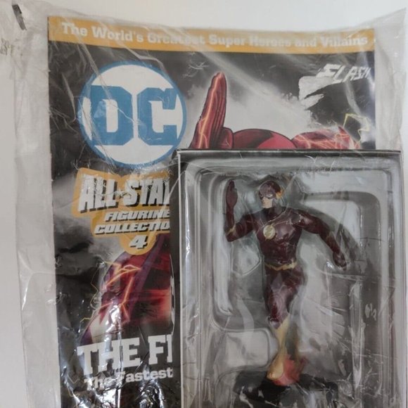 Eaglemoss DC All Stars Figurine & Magazine #4 The Flash Fastest Man Alive (s17) - Picture 3 of 10